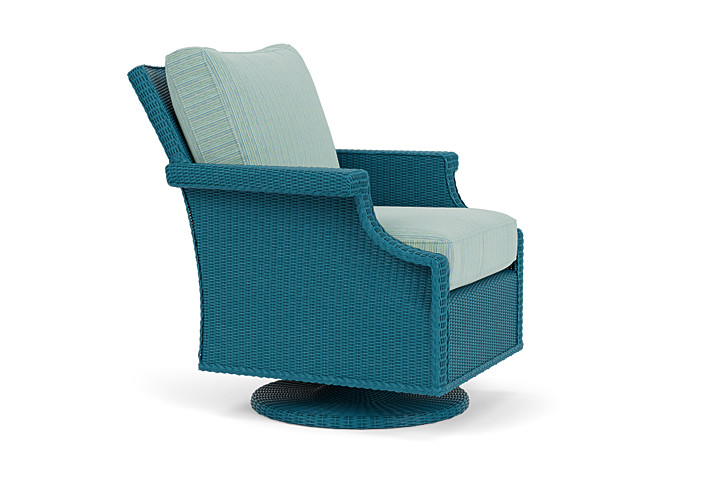 Lloyd Flanders™ Hamptons Swivel Rocker Lounge Chair - Peacock