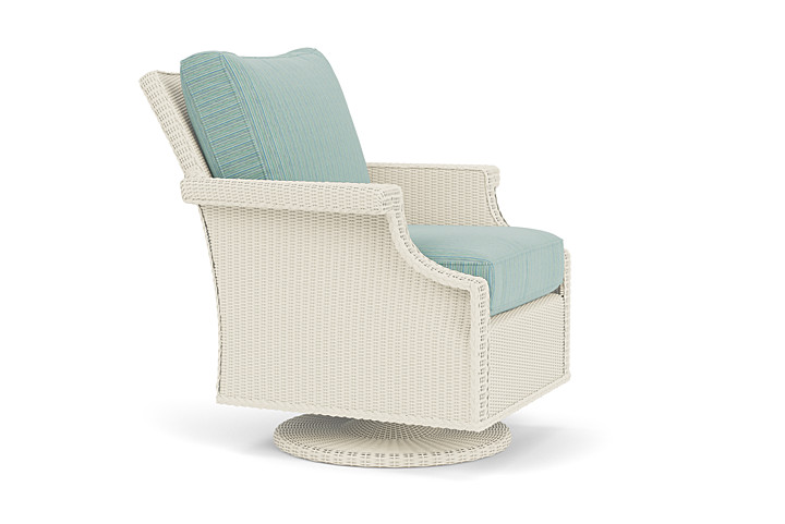 Lloyd Flanders™ Hamptons Swivel Rocker Lounge Chair - Ivory