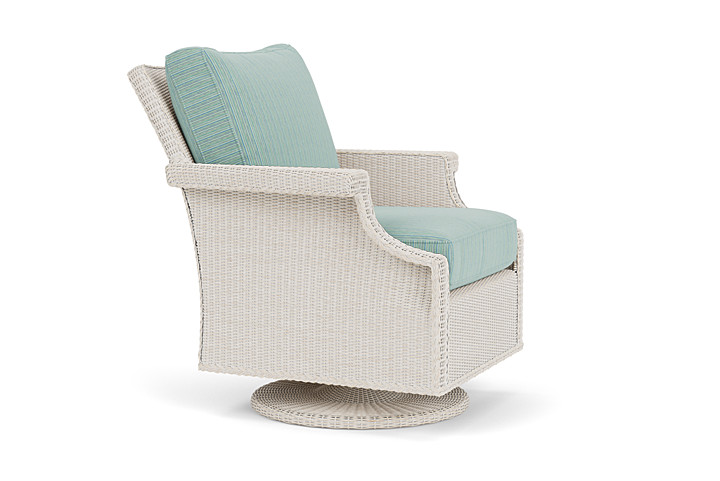 Lloyd Flanders™ Hamptons Swivel Rocker Lounge Chair - Antique White