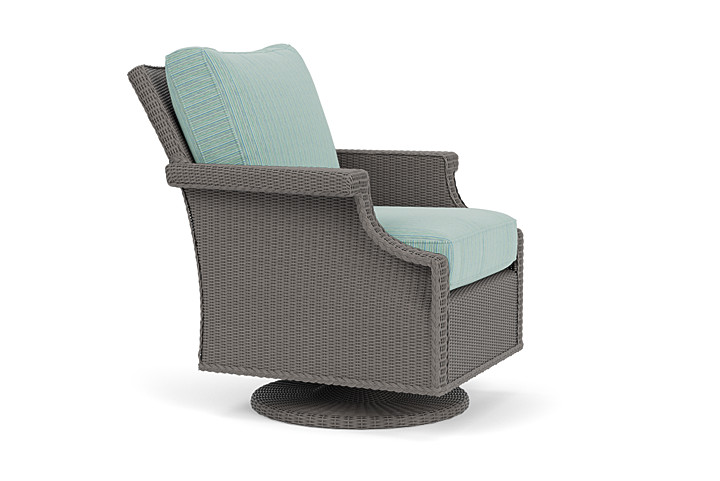 Lloyd Flanders™ Hamptons Swivel Rocker Lounge Chair - Pewter