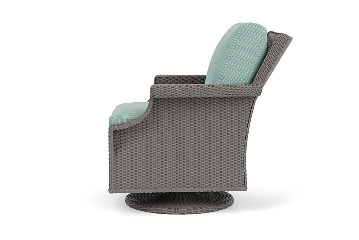 Lloyd Flanders™ Hamptons Swivel Rocker Lounge Chair - Pewter