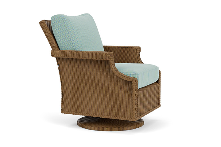 Lloyd Flanders™ Hamptons Swivel Rocker Lounge Chair - Hickory