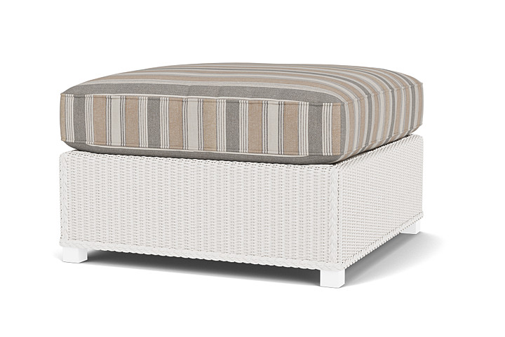 Lloyd Flanders™ Hamptons Large Ottoman - White