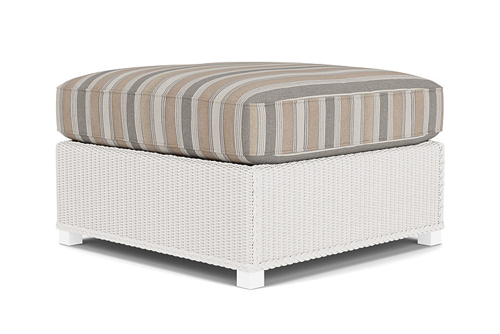 Lloyd Flanders™ Hamptons Large Ottoman - White