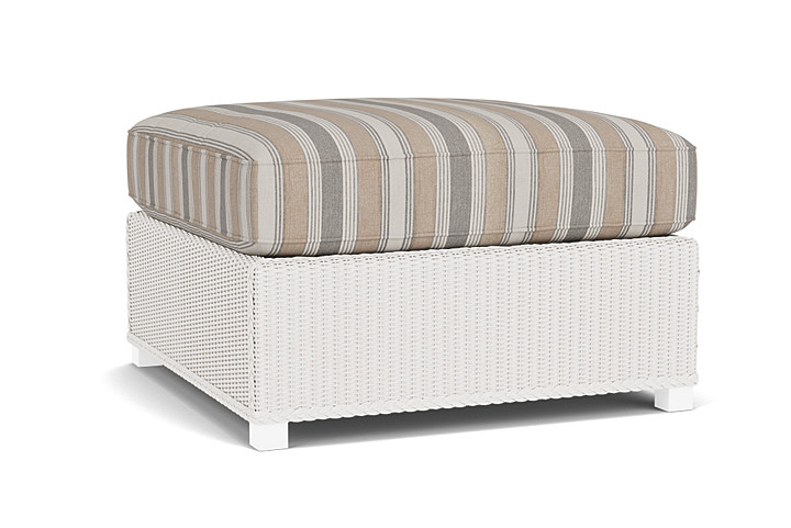 Lloyd Flanders™ Hamptons Large Ottoman - White