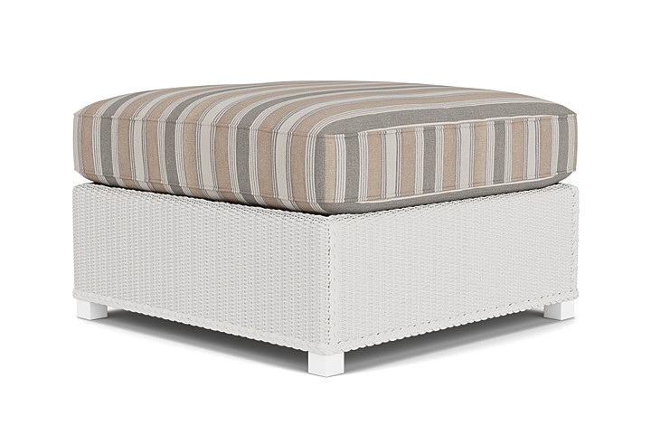 Lloyd Flanders™ Hamptons Large Ottoman - Matte White