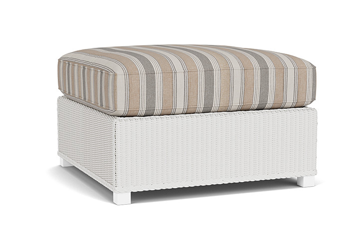 Lloyd Flanders™ Hamptons Large Ottoman - Matte White