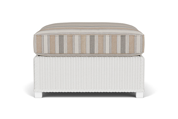 Lloyd Flanders™ Hamptons Large Ottoman - Matte White