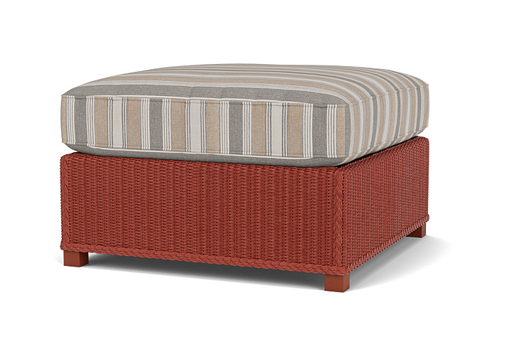 Lloyd Flanders™ Hamptons Large Ottoman - Terracotta