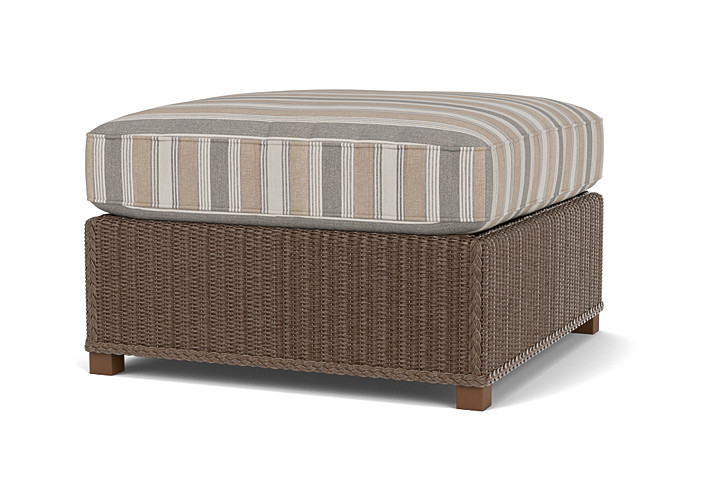 Lloyd Flanders™ Hamptons Large Ottoman - Bark