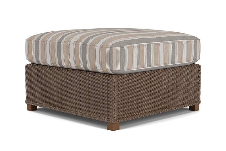 Lloyd Flanders™ Hamptons Large Ottoman - Bark