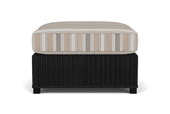 Lloyd Flanders™ Hamptons Large Ottoman - Ebony