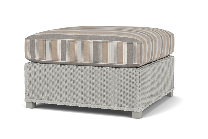 Lloyd Flanders™ Hamptons Large Ottoman - Platinum