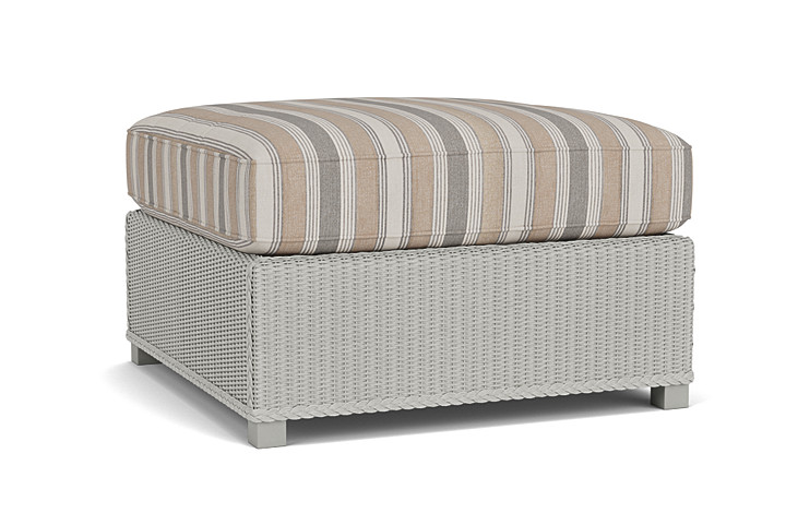 Lloyd Flanders™ Hamptons Large Ottoman - Platinum