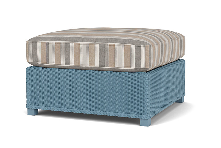 Lloyd Flanders™ Hamptons Large Ottoman - Stillwater