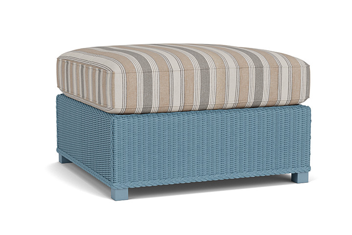 Lloyd Flanders™ Hamptons Large Ottoman - Stillwater