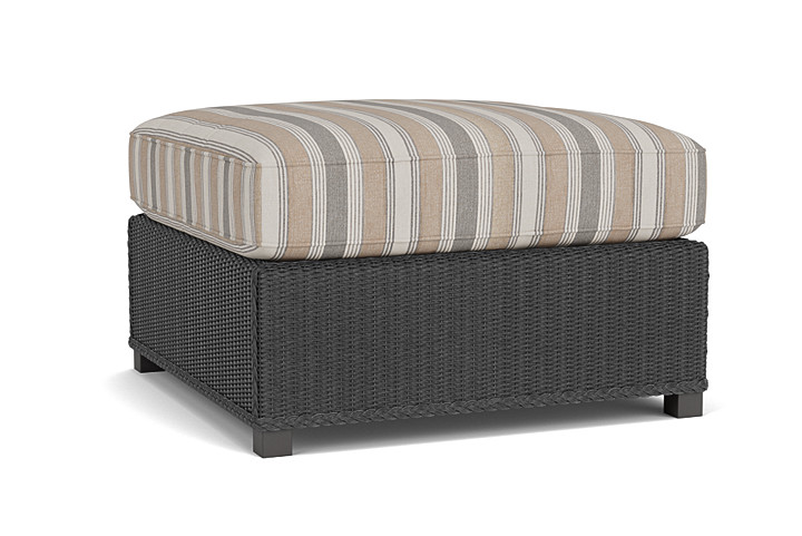 Lloyd Flanders™ Hamptons Large Ottoman - Charcoal