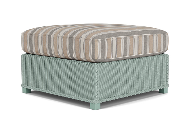 Lloyd Flanders™ Hamptons Large Ottoman - Sea Glass