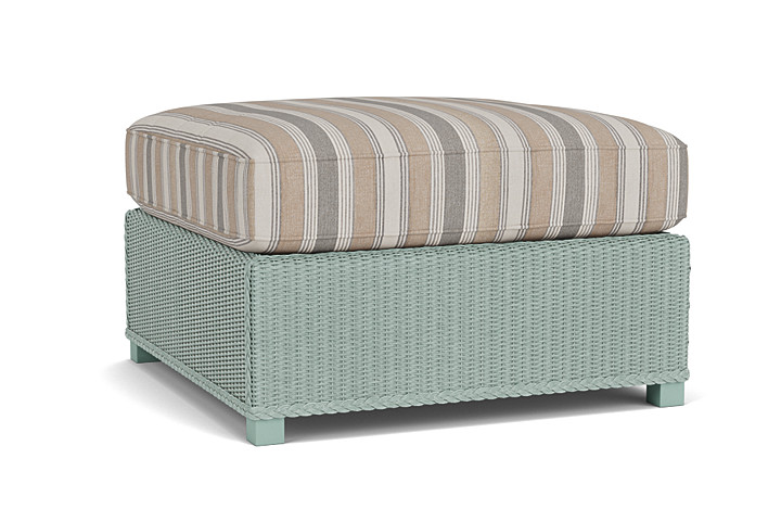 Lloyd Flanders™ Hamptons Large Ottoman - Sea Glass