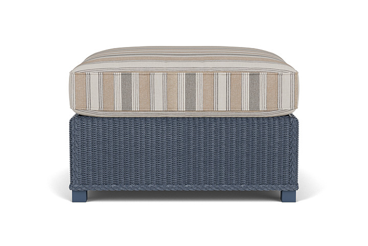 Lloyd Flanders™ Hamptons Large Ottoman - Denim Blue