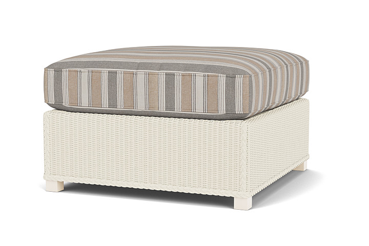 Lloyd Flanders™ Hamptons Large Ottoman - Ivory