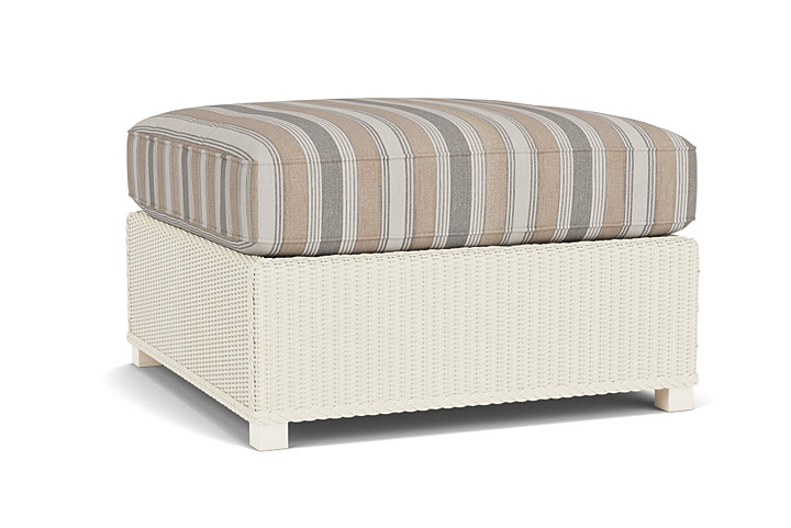 Lloyd Flanders™ Hamptons Large Ottoman - Ivory