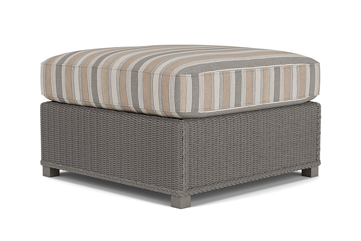 Lloyd Flanders™ Hamptons Large Ottoman - Pewter