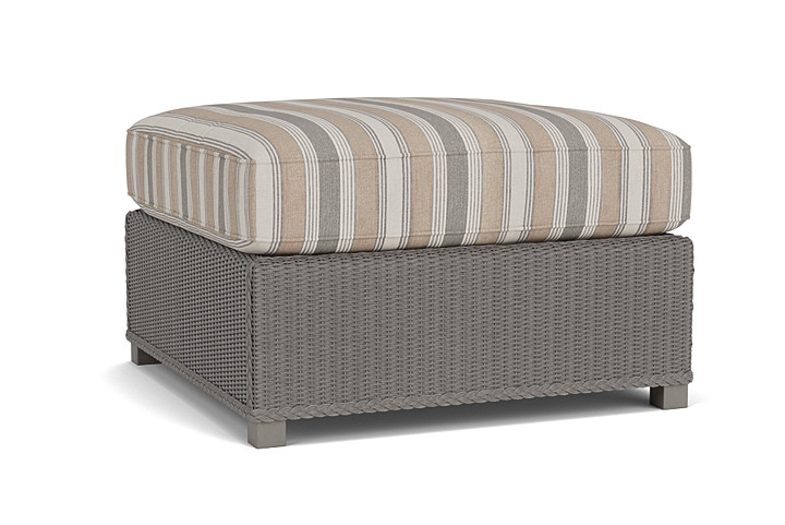 Lloyd Flanders™ Hamptons Large Ottoman - Pewter