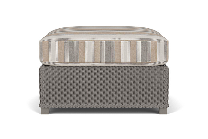 Lloyd Flanders™ Hamptons Large Ottoman - Pewter