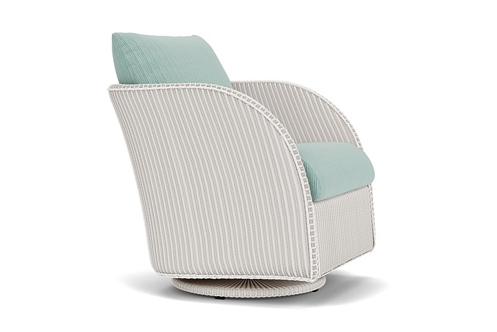 Lloyd Flanders™ Essence Swivel Glider Lounge Chair - White