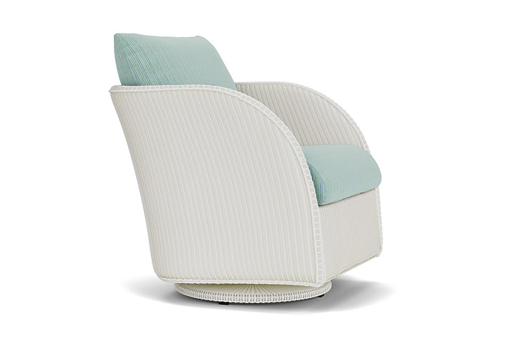 Lloyd Flanders™ Essence Swivel Glider Lounge Chair - Matte White