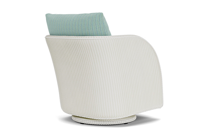 Lloyd Flanders™ Essence Swivel Glider Lounge Chair - Matte White