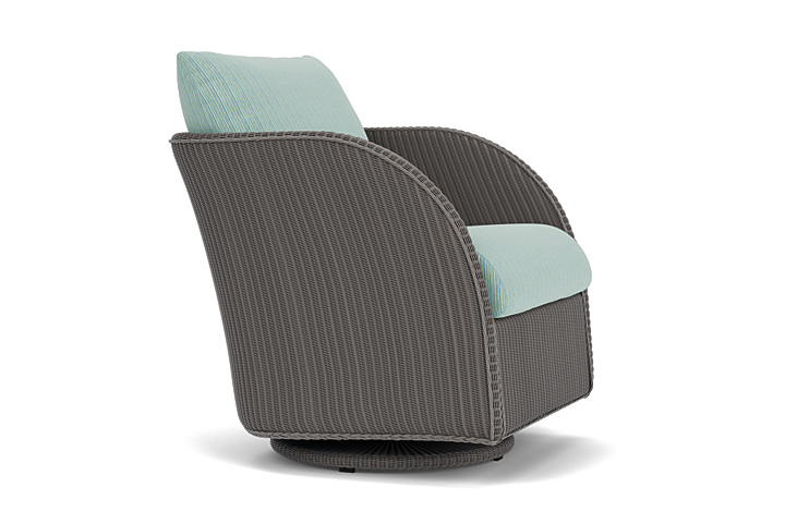 Lloyd Flanders™ Essence Swivel Glider Lounge Chair - Pewter