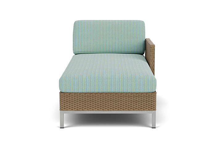 Lloyd Flanders - Elements Left Arm Chaise with Loom Arm and Back