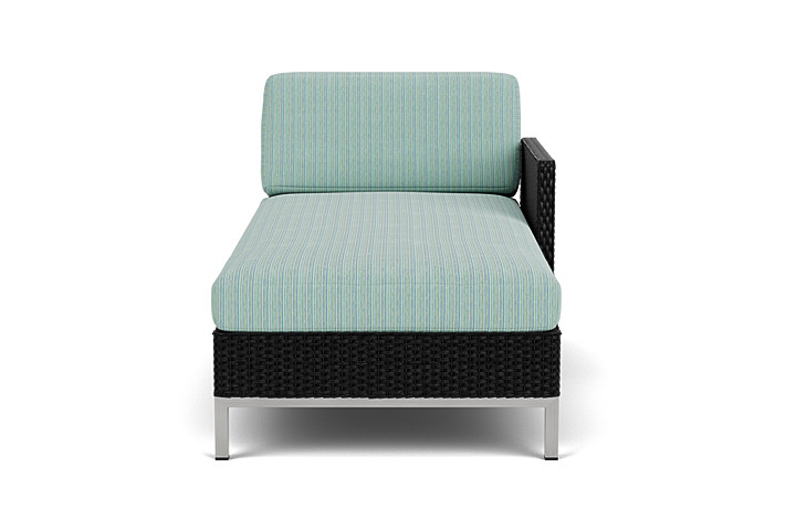 Lloyd Flanders - Elements Left Arm Chaise with Loom Arm and Back