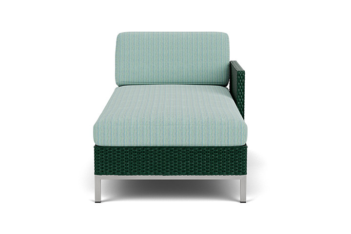 Lloyd Flanders - Elements Left Arm Chaise with Loom Arm and Back