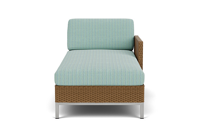 Lloyd Flanders - Elements Left Arm Chaise with Loom Arm and Back