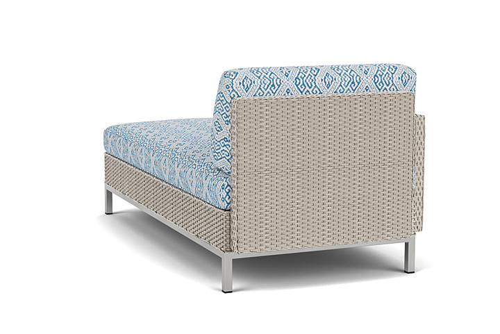 Lloyd Flanders™ Elements Right Arm Chaise with Loom Arm and Back - Linen