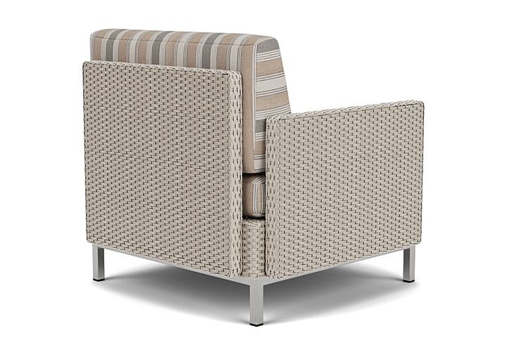 Lloyd Flanders™ Elements Right Arm Lounge Chair with Loom Arm and Back - Linen