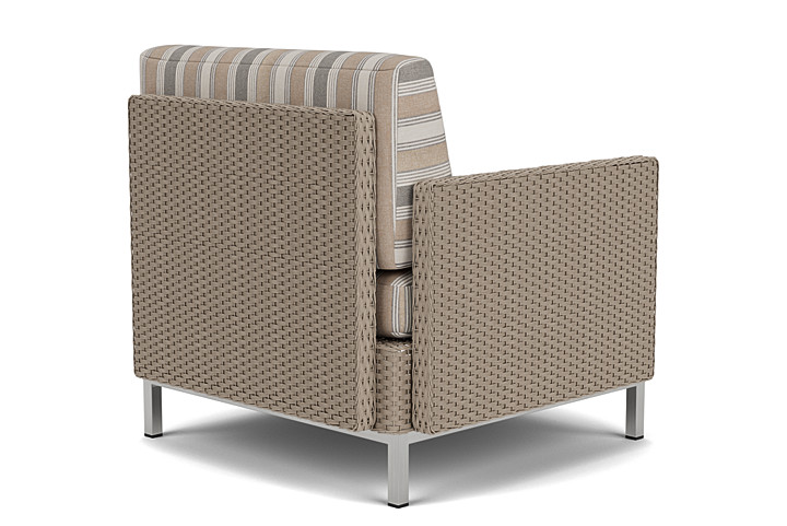 Lloyd Flanders™ Elements Right Arm Lounge Chair with Loom Arm and Back - French Beige