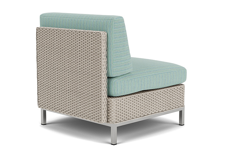 Lloyd Flanders™ Elements  Left Arm Lounge Chair with Loom Arm and Back - Linen