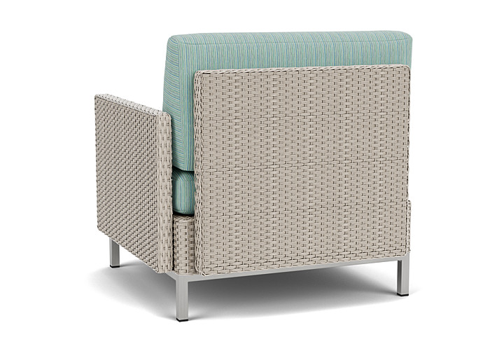 Lloyd Flanders™ Elements  Left Arm Lounge Chair with Loom Arm and Back - Linen