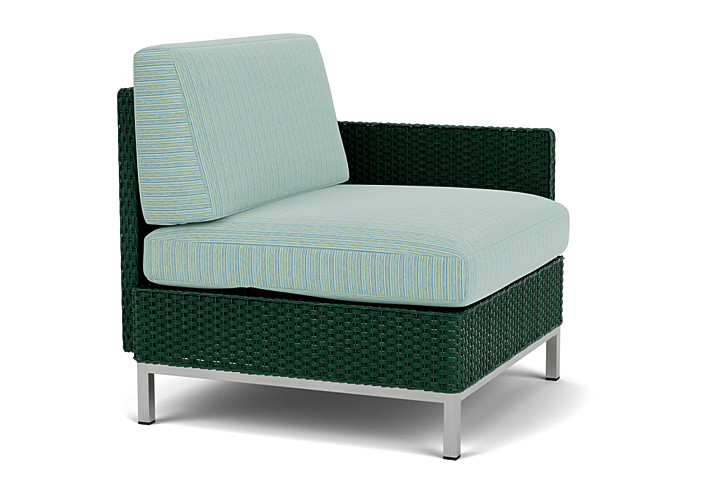 Lloyd Flanders - Elements  Left Arm Lounge Chair with Loom Arm and Back