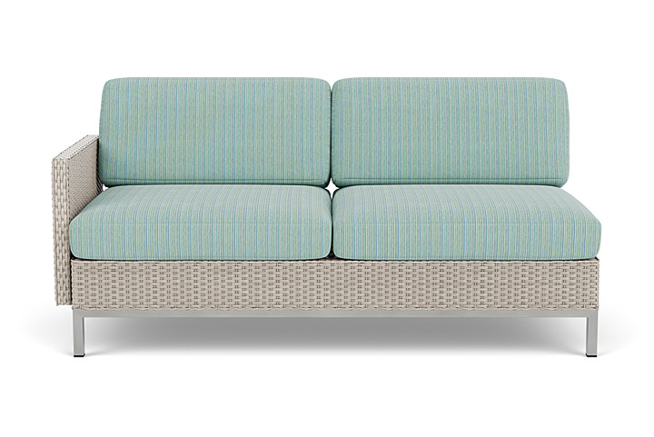 Lloyd Flanders - Elements Right Arm Settee with Loom Arm and Back