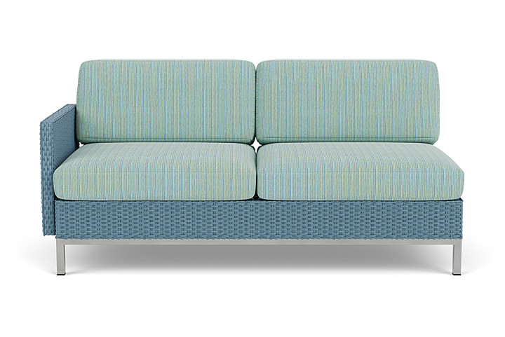 Lloyd Flanders - Elements Right Arm Settee with Loom Arm and Back