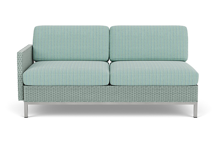 Lloyd Flanders - Elements Right Arm Settee with Loom Arm and Back