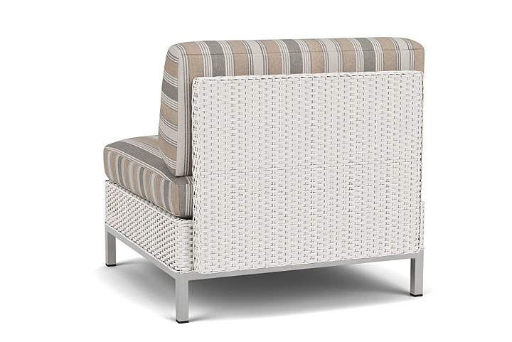 Lloyd Flanders™ Elements Armless Lounge Chair with Loom - White