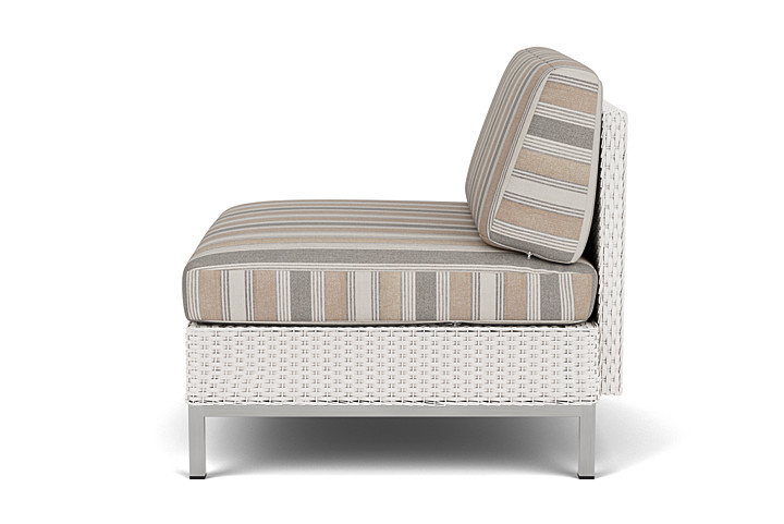 Lloyd Flanders™ Elements Armless Lounge Chair with Loom - White