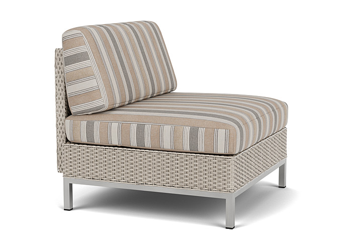 Lloyd Flanders™ Elements Armless Lounge Chair with Loom - Linen