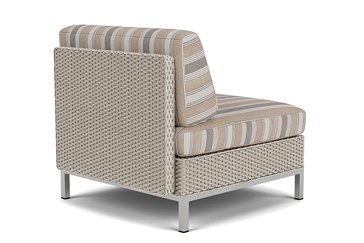 Lloyd Flanders™ Elements Armless Lounge Chair with Loom - Linen